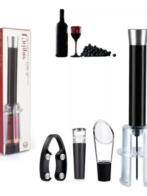 🍷 Set Destapador para Vino – 4 en 1 Profesional