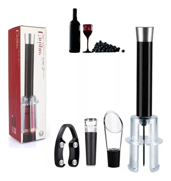 🍷 Set Destapador para Vino – 4 en 1 Profesional