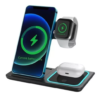 🔌 Base de Carga Inalámbrica 3 en 1 – Carga Rápida Qi