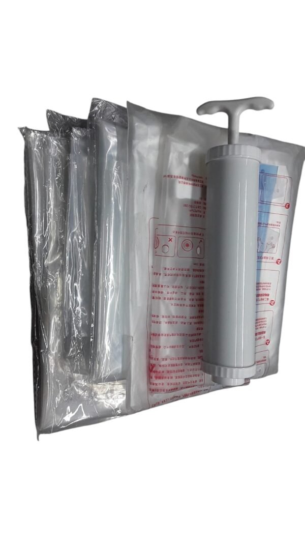 🧳 Kit 5 Bolsas de Empaque al Vacío + Bomba Manual