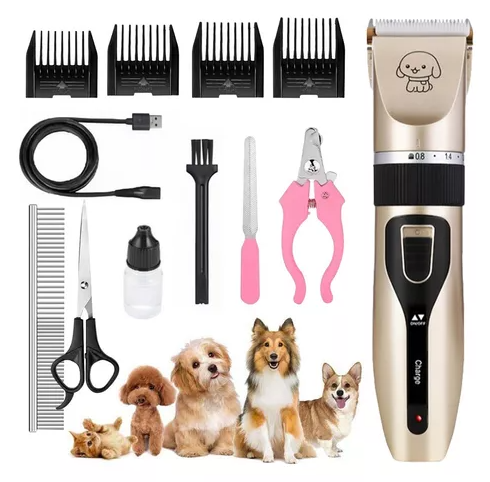 🐶✂️ Máquina Cortapelo Profesional para Mascotas – Kit Completo 11 en 1