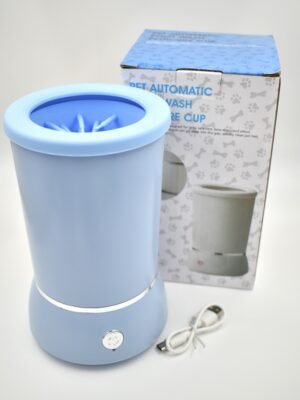 🐾 Lava Patas Automático para Perro y Gato – Suave y Eficaz (Razas Medianas) 🐾