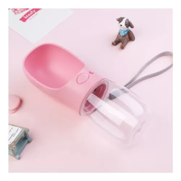 🐶💧 Bebedero Portátil para Mascotas 350 ml | Con Switch de Seguridad Antiderrames