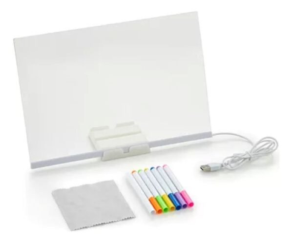 ✨🖍️ Pizarra LED Mágica Multiusos – Para Niños, Mensajes, Dibujo y Decoración