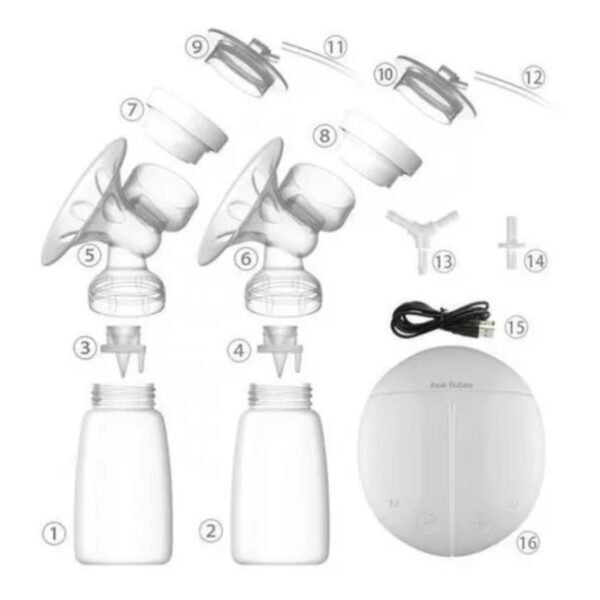 🍼 Extractor de Leche Materna Real Bubee – Doble Eléctrico | Modelo RBX-8023S-2