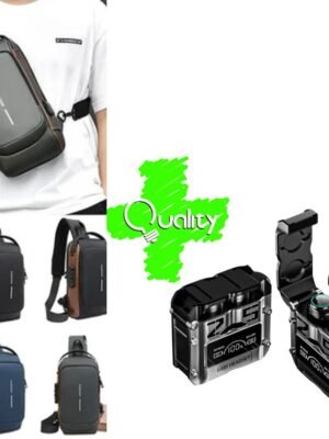 Combo Tecnológico Urbano: Maleta Canguro Antirrobo + Audífonos Inalámbricos M25