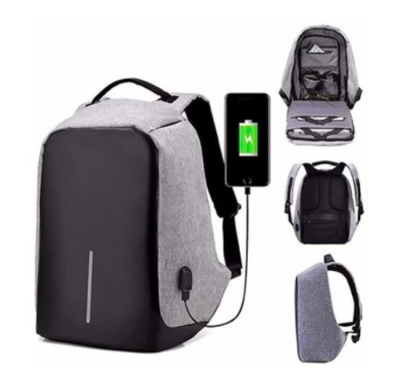 Combo Smartwatch T500 + Morral Antirrobo con Puerto USB – Estilo, Tecnología y Seguridad en Un Solo Pack