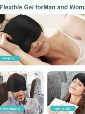 Gorro Terapéutico para Migraña y Dolor de Cabeza con Gel Frío/Calor – Relajación 360°