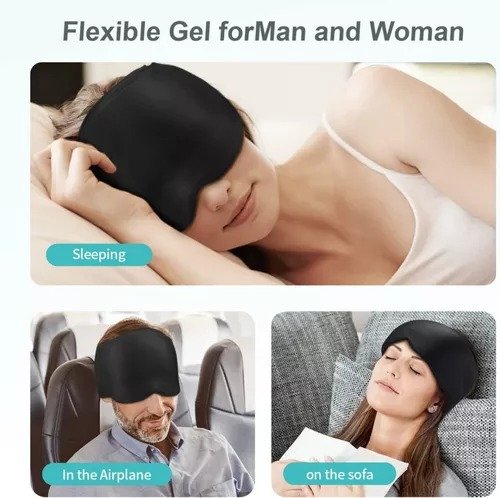 Gorro Terapéutico para Migraña y Dolor de Cabeza con Gel Frío/Calor – Relajación 360°