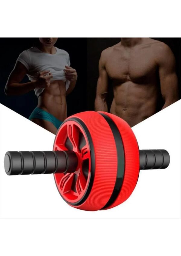 🏋️‍♂️ Rueda Abdominal Profesional Doble – Rodillo Fitness con Rodillera Antideslizante