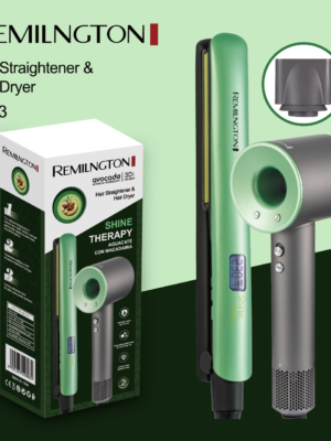 Combo Remilngton SD-03 Secador + Plancha Aguacate & Macadamia