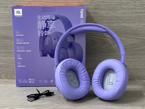🎧 Audífonos Tipo JBL Tune 770 NC – Cancelación Activa de Ruido • Bluetooth 5.3 • Batería Duradera