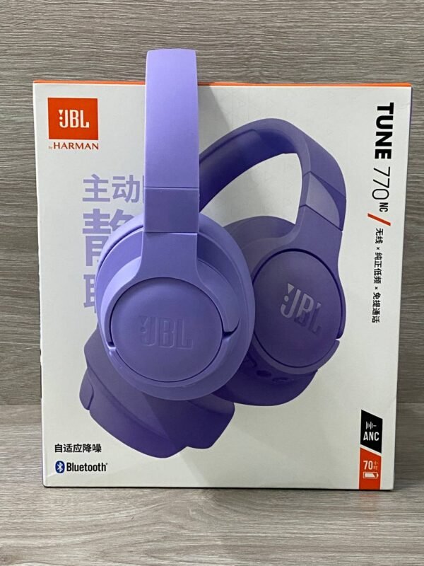 🎧 Audífonos Tipo JBL Tune 770 NC – Cancelación Activa de Ruido • Bluetooth 5.3 • Batería Duradera