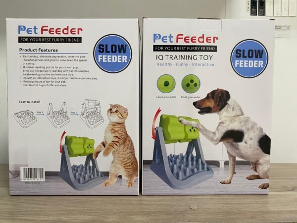🐶 Comedero Interactivo Slow Feeder con Rodillo para Perros y Gatos