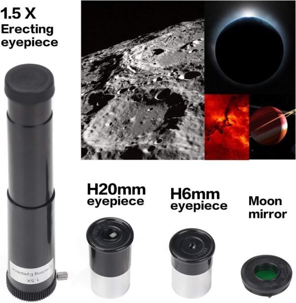 🔭 Telescopio Astronómico F36050 para Niños y Principiantes – Kit Completo con Trípode