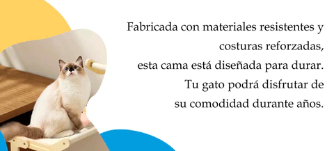 🐾 Flexicama para Gatos – Hamaca Ajustable Premium para Ventana y Muebles