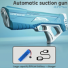 🔫🌊 Pistola de Agua Eléctrica Self-Priming – Recargable con Succión Automática