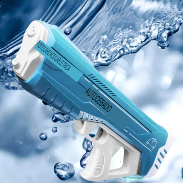 🔫🌊 Pistola de Agua Eléctrica Self-Priming – Recargable con Succión Automática