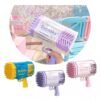 🫧 Pistola Bazooka de Burbujas Recargable 69 Agujeros con Luces LED