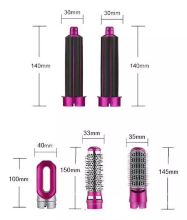 ✅ Cepillo Eléctrico Para Cabello 5 en 1 – Secador, Alisador y Voluminizador Multifuncional