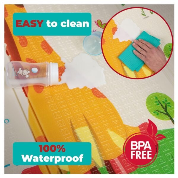 🧸 Alfombra Plegable de Juego para Bebé – Tapete de Gateo Antideslizante 150x200 cm