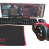 🎮 Combo Gamer 4 en 1 AOAS – Teclado + Mouse + Audífonos + Pad Mouse