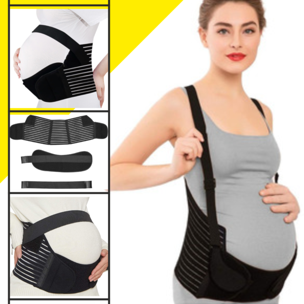 🤰 Faja Materna Prenatal de Soporte Lumbar Ajustable