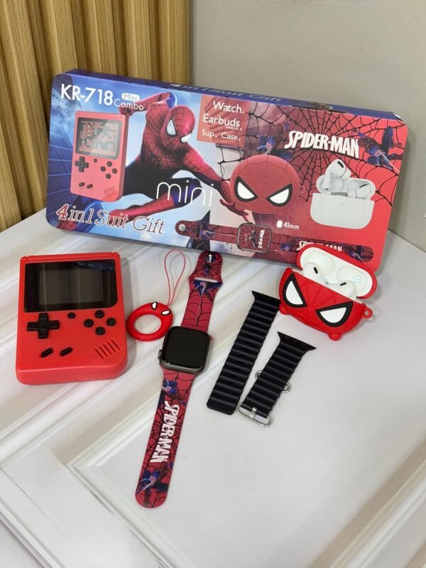 🎁 Kit de Regalo 4 en 1 – Edición Especial Hello Kitty / Spiderman / Mario / Sonic