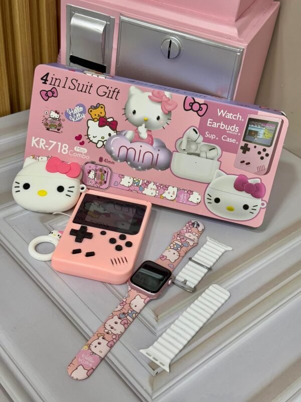 🎁 Kit de Regalo 4 en 1 – Edición Especial Hello Kitty / Spiderman / Mario / Sonic