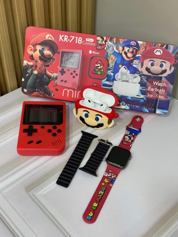 🎁 Kit de Regalo 4 en 1 – Edición Especial Hello Kitty / Spiderman / Mario / Sonic