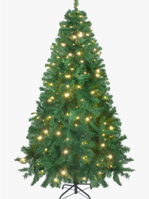 🎄 Árbol de Navidad 1.90 m con Luces LED Integradas – Diseño Frondoso y Natural