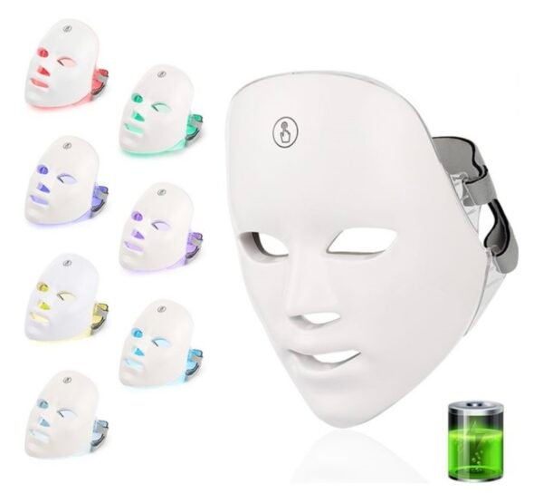 ✨ Máscara LED Facial 7 Colores Terapia de Luz | Rejuvenecimiento y Cuidado Profesional en Casa