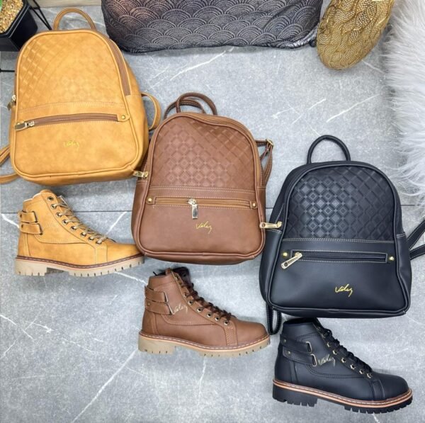 ✨👢 HERMOSO COMBO BOLSO + BOTÍN VÉLEZ 👜✨