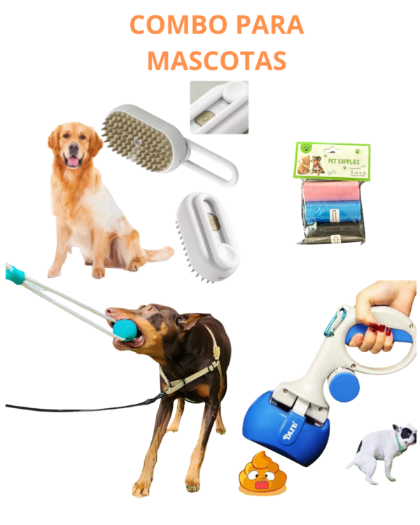🐾 COMBO PARA MASCOTAS – Todo lo que necesitas para cuidar a tu mejor amigo 🐶✨