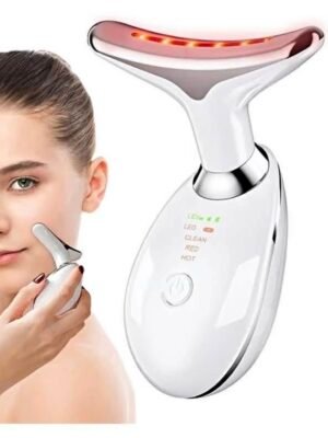 ✨ Masajeador Facial Rejuvenecedor 7 Luces LED – Reducción de Papada, Arrugas y Flacidez