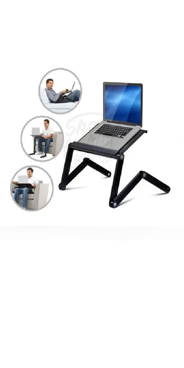 Mesa Portátil Ajustable Multifuncional para Laptop con Ventiladores