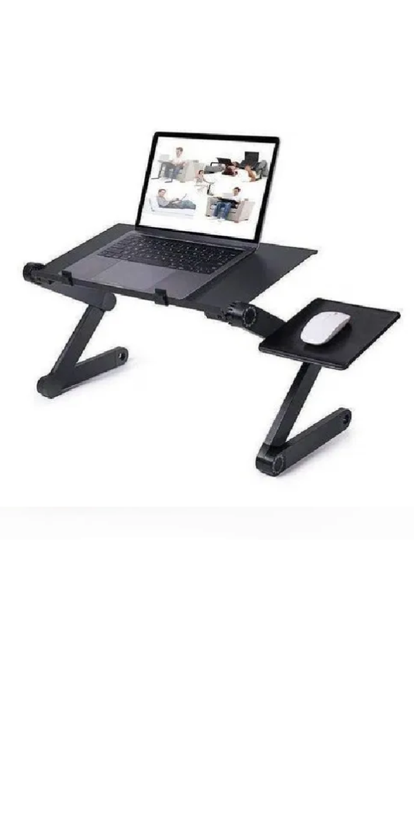 Mesa Portátil Ajustable Multifuncional para Laptop con Ventiladores