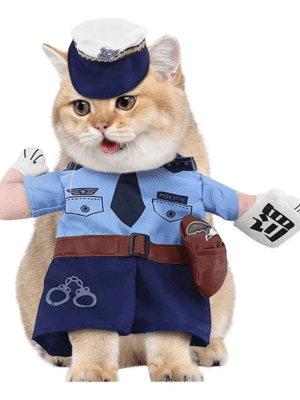 🐾 DISFRAZ DE POLICÍA PARA MASCOTAS – EL HÉROE MÁS TIERNO DEL HOGAR 🚓