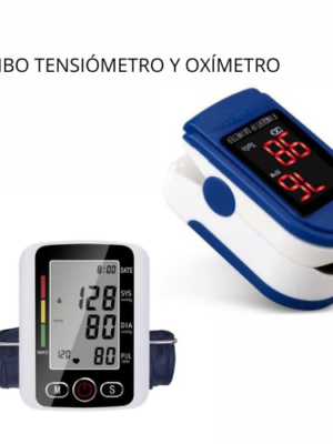 🩺 COMBO TENSIÓMETRO + OXÍMETRO – Monitoreo de salud en casa