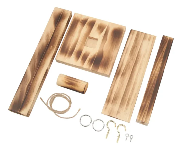 🪵🎯 Juego de Aros y Gancho de Madera – Diversión para Todas las Edades