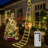 🎅✨ PAPÁ NOEL ESCALADOR CON LUCES LED – 2 METROS ✨🎅