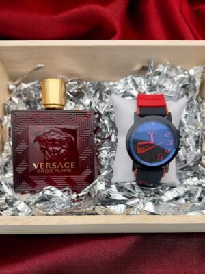 🎁 Combo Premium Reloj tipo Nike + Perfume – Edición Especial