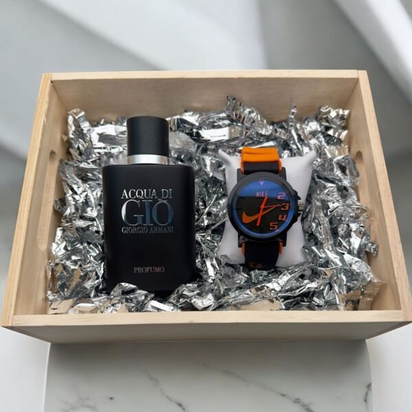 🎁 Combo Premium Reloj tipo Nike + Perfume – Edición Especial