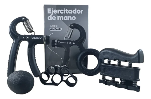 💪 Kit de Ejercicio para Manos 5 en 1 – Fortalece tu Agarre, Dedos y Antebrazos