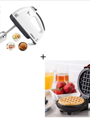 🍰 Combo Batidora + Waflera – ¡Perfecto para tus mejores recetas! 🧇✨