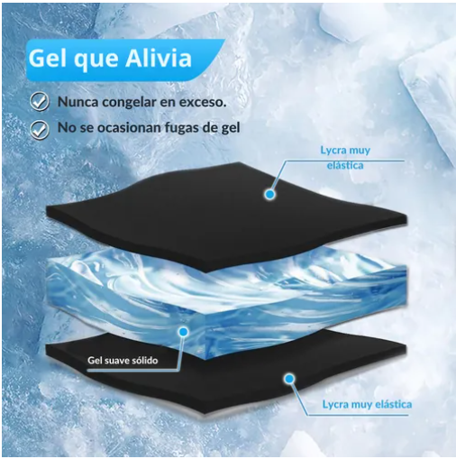 Banda Cervical 360° de Gel Frío/Calor – Alivio Inmediato para Dolores de Cuello
