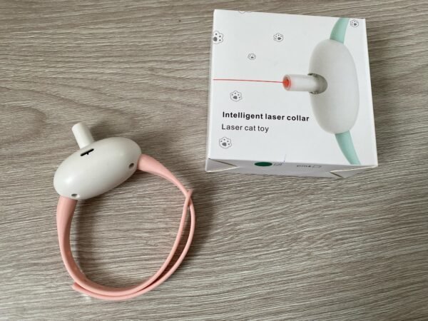 🐾 Collar Láser Inteligente para Gatos – Juguete Interactivo Recargable USB 🐱✨