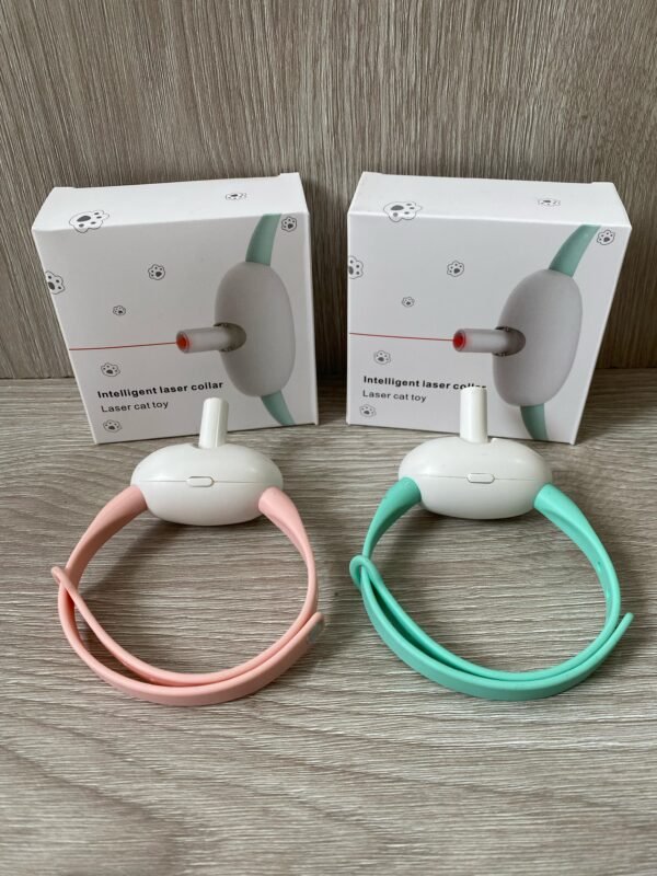 🐾 Collar Láser Inteligente para Gatos – Juguete Interactivo Recargable USB 🐱✨