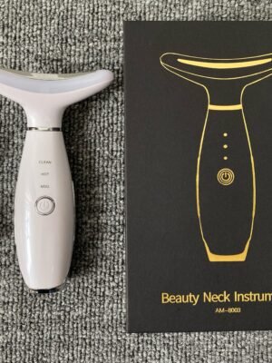 🌟 Masajeador Facial y de Cuello 3 en 1 con Luz LED – Rejuvenecimiento Total en Casa