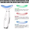 🌟 Masajeador Facial y de Cuello 3 en 1 con Luz LED – Rejuvenecimiento Total en Casa
